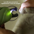 Kit Cortador de Unhas com Lixa para Cães e Gatos