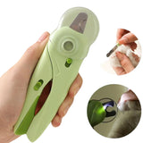 Kit Cortador de Unhas com Lixa para Cães e Gatos