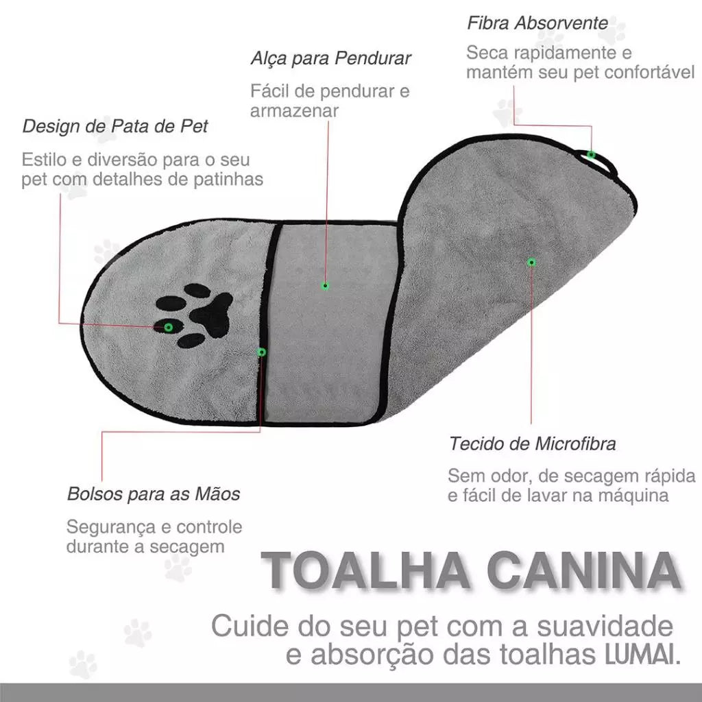 Kit 2 Toalhas para Pets
